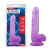 Hi-Rubber 7.7" Dildo Purple - Фаллоимитатор с мошонкой, 19,5 см (фиолетовый) Hi-Rubber 7.7" Dildo Purple - Фаллоимитатор с мошонкой, 19,5 см (фиолетовый)
