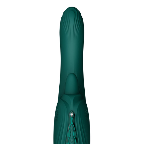 Вибратор-кролик со смарт управлением Zalo Ares Turquoise Green