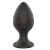 Boss Silicone Anal Plug L - Анальна пробка, 9х4,4 см (черный)