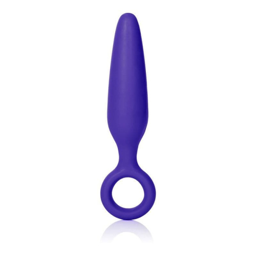 CalExotics Booty Call Booty Glider - Анальная вибро-пробка, 9,5Х2,5 см (фиолетовый)