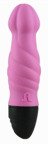 Adrien Lastic Tornado - Вибратор со стимулирующим рельефом, 14.6х3.6 см (розовый)
