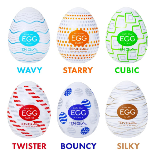 Мастурбатор-яйцо Tenga Standard Egg Wavy