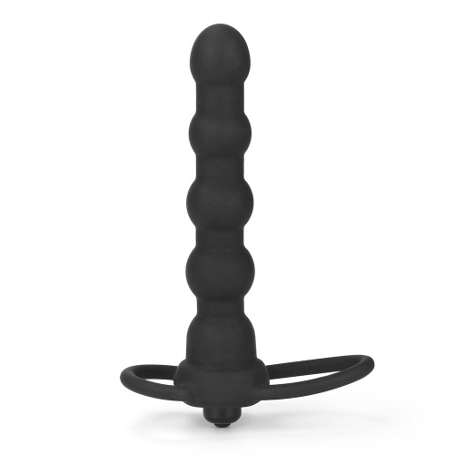 LoveToy Vibrating Rock Balled Double Prober - Насадка для двойного проникновения, 16х3 см