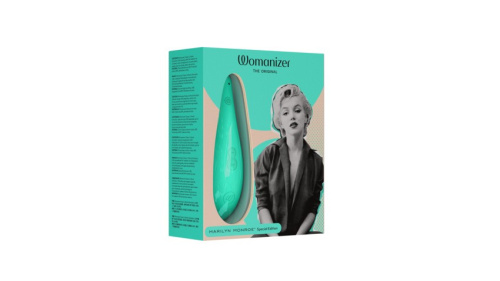 Womanizer Marilyn Monroe Classic 2 + Лубрикант 50 мл - Вакуумный стимулятор (мята)