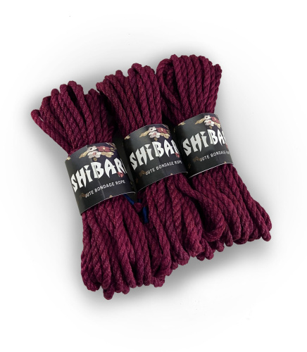 Feral Feelings Shibari Rope - Джутовая веревка для Шибари, 8 м (фиолетовая)