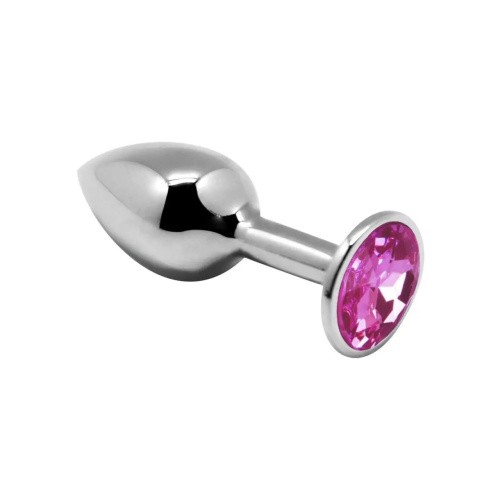 Alive Mini Metal Butt Plug - Анальна пробка - M, 8х3.4 см (рожева) - купити в Києві, Україні