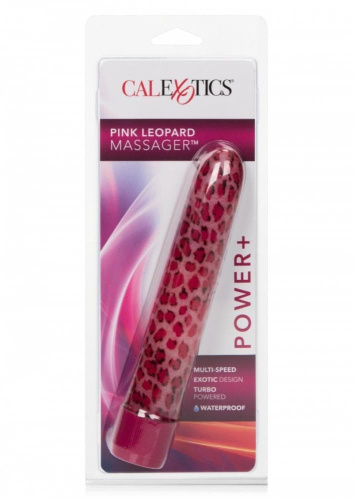 CalExotics Leopard Massager пластиковый вибратор, 17х3 см (Leopard)