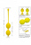 CalExotics Kegel Training Set Lemon вагинальные шарики, 9.5х3.25 см CalExotics Kegel Training Set Lemon вагинальные шарики, 9.5х3.25 см