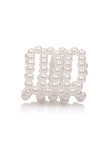 CalExotics Basic Essentials Pearl Stroker Beads - стимулирующая насадка на член маленькая, 3.8х3.8 см