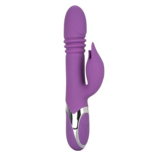 CalExotics Enchanted Kisser - вибратор кролик с толчковыми движениями и вращением, 12.8х3.8 см