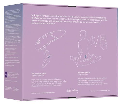 Коллекционный набор Lust & Luxury Collection Box: Womanizer Next + We-Vibe Sync O