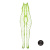 Бодистокинг Ouch! Bodystocking With Halterneck, XL/4XL