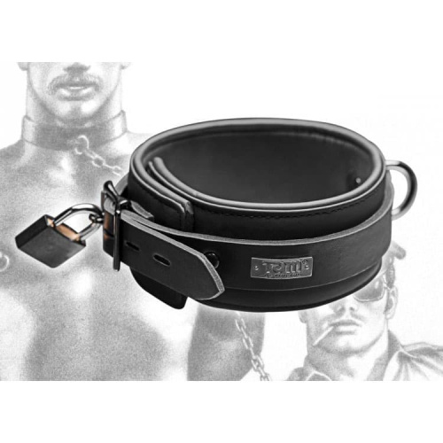 Tom of Finland Neoprene Colla - Нашийник, 47 см (чорний) - купити в Києві, Україні