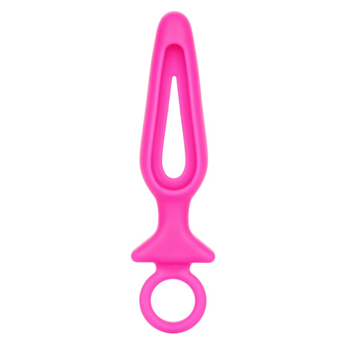 CalExotic Silicone Groove Probe - анальная пробка, 10,25х3,25 см (розовый)