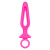 CalExotic Silicone Groove Probe - анальная пробка, 10,25х3,25 см (розовый)