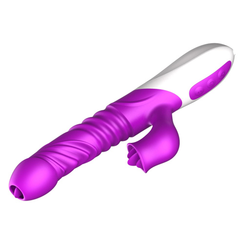Boss Silicone Heating Vibrator - Вибратор, 24 см (фиолетовый)