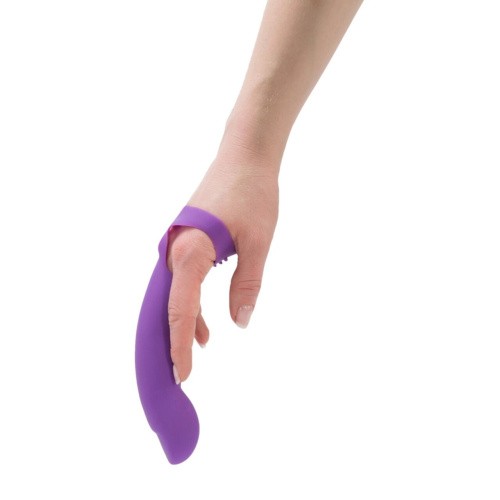 Simple & True Extra Touch Finger Dong - Насадка на палец, 12.5х3 см (фиолетовая)
