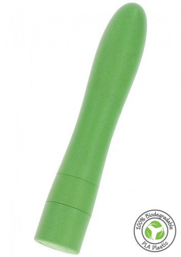 Fuck Green Vegan Vibrator - Вибратор, 17 см (зеленый)