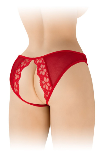 Трусики с открытым доступом Fashion Secret Ambre, One Size красные