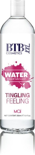 BTB Tingling Feeling - Смазка на водной основе с эффектом вибрации, 250 мл