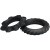 Baile Ring Flowering Black - Набор эрекционных колец разного диаметра, 2 шт Baile Ring Flowering Black - Набор эрекционных колец разного диаметра, 2 шт