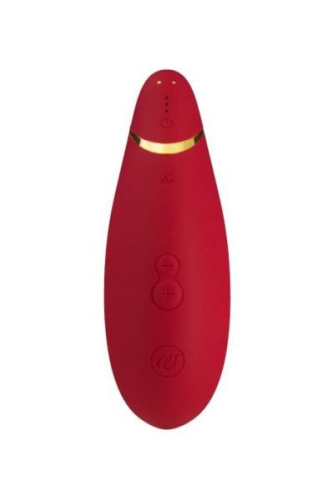 Womanizer Premium - Впечатляющий вакуумный стимулятор клитора, 15.5х5 см (красный)