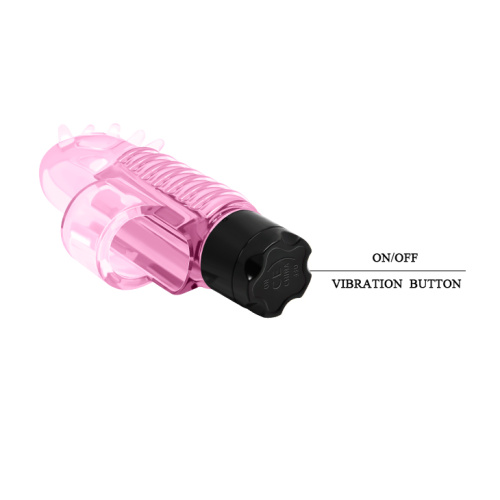 LyBaile Finger Vibrator Pink - Насадка на палец, 7.6х2.6 см (розовый)