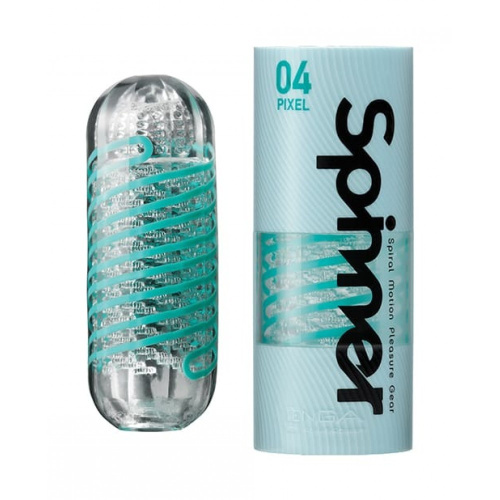 Tenga Spinner Masturbator Pixel - спіральний мастурбатор,13х4. 5 см - купити в Києві, Україні