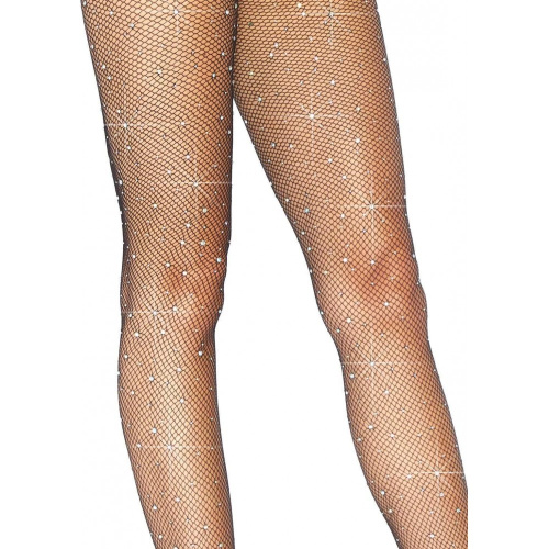 Leg Avenue Rhinestone - Колготки зі стразами, O/S (чорний) - купити в Києві, Україні