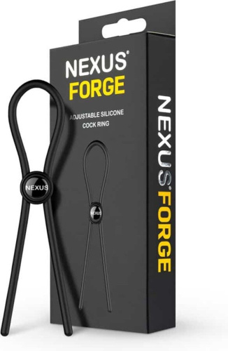 Nexus FORGE Single Adjustable Lasso - Black - Ерекційна петля, 30 см (чорний) - купити в Києві, Україні