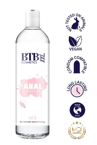 Btb Anal Relax - Анальная смазка на водной основе, 250 мл