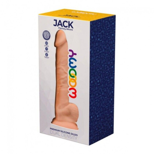 Wooomy Jack - Фаллоимитатор, 17х4.8 см