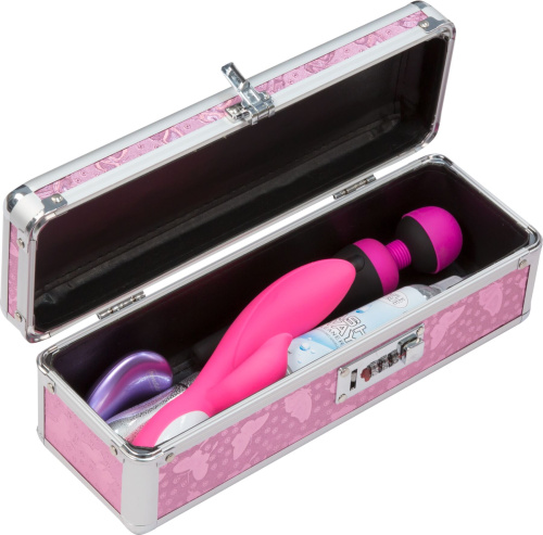 BMS Factory - The Toy Chest Lokable Vibrator Case Pink - кейс для зберігання секс-іграшок з кодовим замком (рожевий) - купити в Києві, Україні