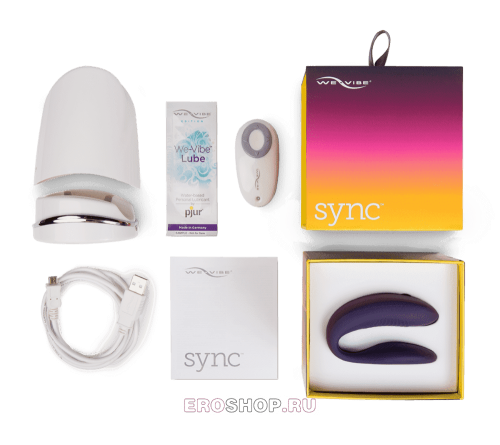 We-Vibe Sync - инновационный анатомический вибратор для пар   (фиолетовый)