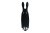 Adrien Lastic Pocket Vibe Rabbit Black - вибропуля со стимулирующими ушками, 8.5х2.3 см (чёрная)