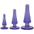 Doc Johnson Crystal Jellies Anal - Purple - набор анальных пробок, диаметр от 2 см до 4 см (фиолетовый) Doc Johnson Crystal Jellies Anal - Purple - набор анальных пробок, диаметр от 2 см до 4 см (фиолетовый)
