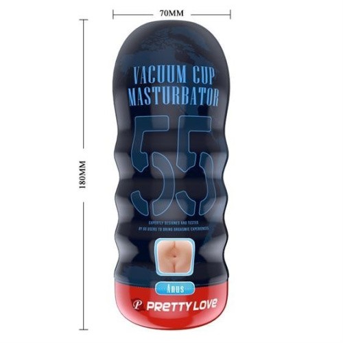 Pretty Love Vacuum Cup Can Anus Masturbator - Мастурбатор, 18х7 см - купити в Києві, Україні