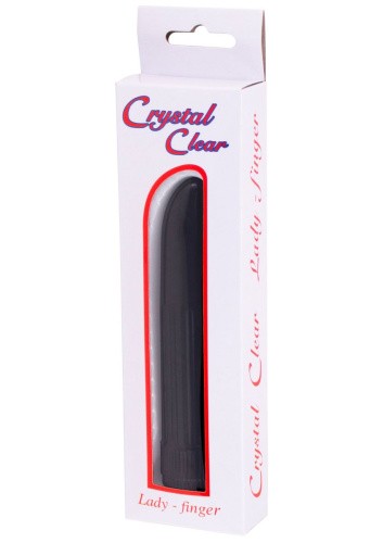 Seven Creations Lady Finger mini - Миниатюрный вибратор, 13Х2.5 см (чёрный)