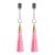 Glamor Tassel Nipple Clamp Pink - Зажимы для сосков, 14 см (розовый) Glamor Tassel Nipple Clamp Pink - Зажимы для сосков, 14 см (розовый)
