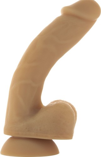 Addiction Andrew 8" Bendable Silicone Dong Caramel силиконовій фаллоимитатор на присоске, 20.3х3.9 см (карамель)