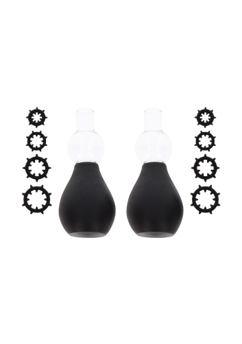 Вакуумні стимулятори для сосків Taboom Nipple Enlargers With 8 Rings - купити в Києві, Україні