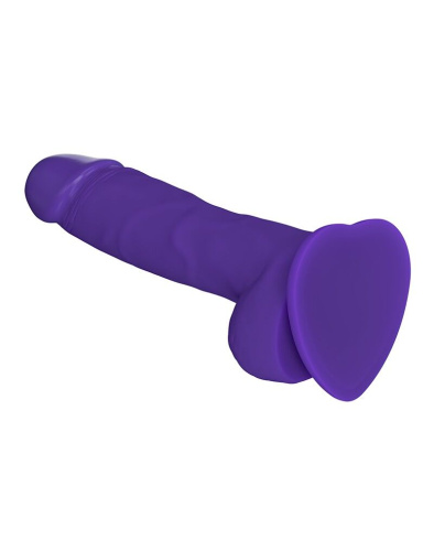 Strap-On-Me Soft Realistic Dildo Violet - L - реалистичный фаллоимитатор, 19х4.1 см (фиолетовый)