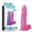 LoveToy Jelly Studs Crystal Dildo, Large - Фаллоимитатор с мошонкой, 20 см (розовый) LoveToy Jelly Studs Crystal Dildo, Large - Фаллоимитатор с мошонкой, 20 см (розовый)
