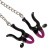 Bad Kitty Silicone Nipple Clamps - затискачі для сосків на ланцюжку, 52 см - купити в Києві, Україні