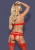 Obsessive Heartina set - эротический комплект бюстгальтер, стринги и пояс для чулок, L/XL (красный) Obsessive Heartina set - эротический комплект бюстгальтер, стринги и пояс для чулок, L/XL (красный)