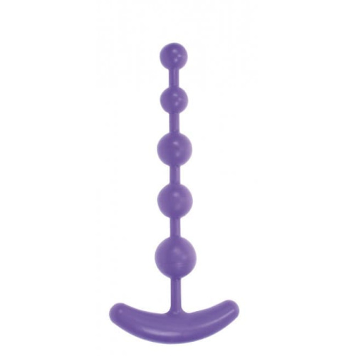 Kinx Classic Anal Beads Purple - анальна ялинка, 16х2.5 см (фіолетовий) - купити в Києві, Україні
