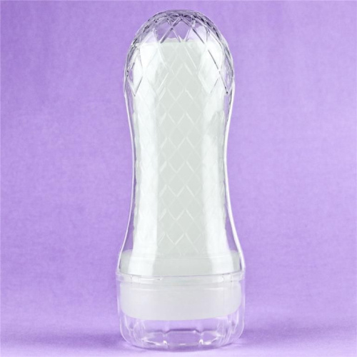 LoveToy Lumino Play Masturbator Crystal Pocketed - мастурбатор, светящийся в темноте, 20.5х8 см (прозрачный)