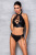 Passion Nancy Bikini - Комплект из эко-кожи: бра и трусики с имитацией шнуровки, L/XL (чёрный) Passion Nancy Bikini - Комплект из эко-кожи: бра и трусики с имитацией шнуровки, L/XL (чёрный)