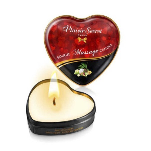 Plaisirs Secrets Exotic Fruits - Массажная свеча с ароматом экзотических фруктов, 35 мл