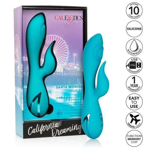 CalExotics Santa Monica Starlet вибратор кролик, 10.8х3.8 см